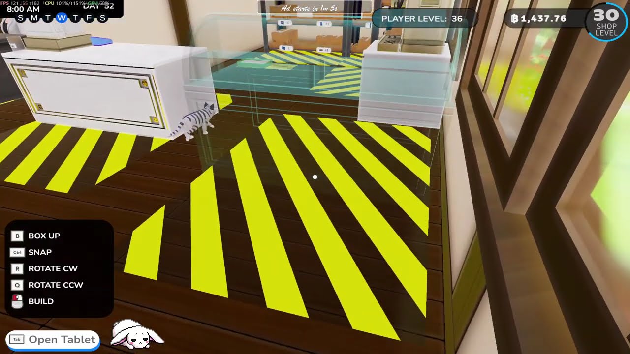 Bookshop Sim! Cafe open for business!