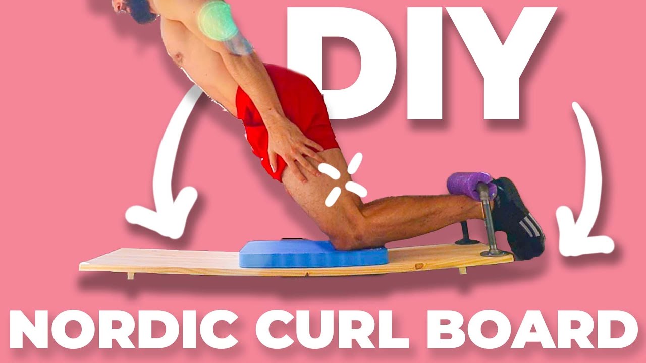 DIY Nordic Curl Board | GHR, Glute Ham Raise, Nordic Curl