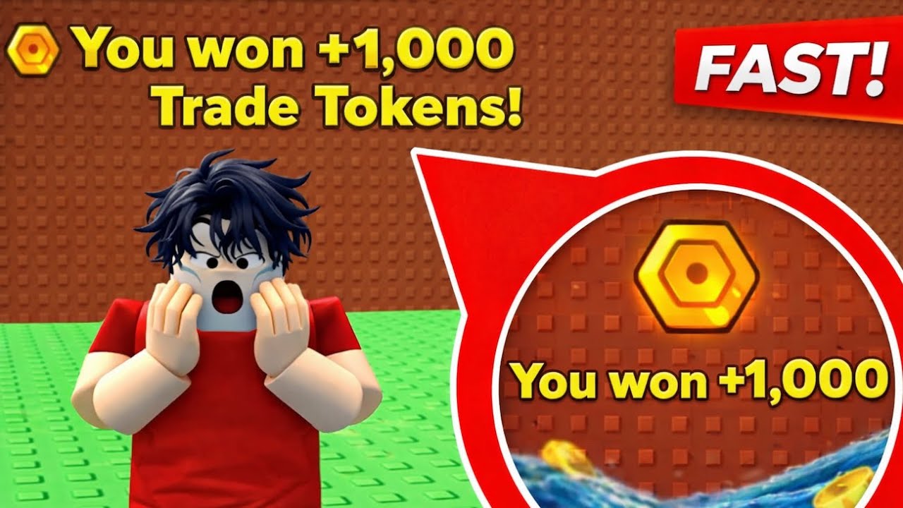 FASTEST WAY to get TRADE TOKENS in Escape Tsunami for Brainrots! (1,000 for FREE)