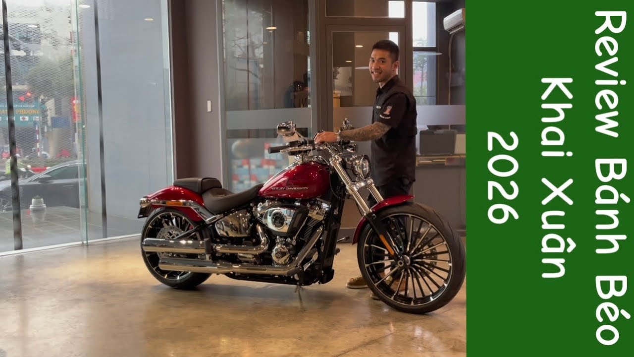 🔥 Review Nhanh Harley-Davidson Breakout 117 “BÁNH BÉO” – Quái Thú Đường Phố Đáng Mua Nhất?