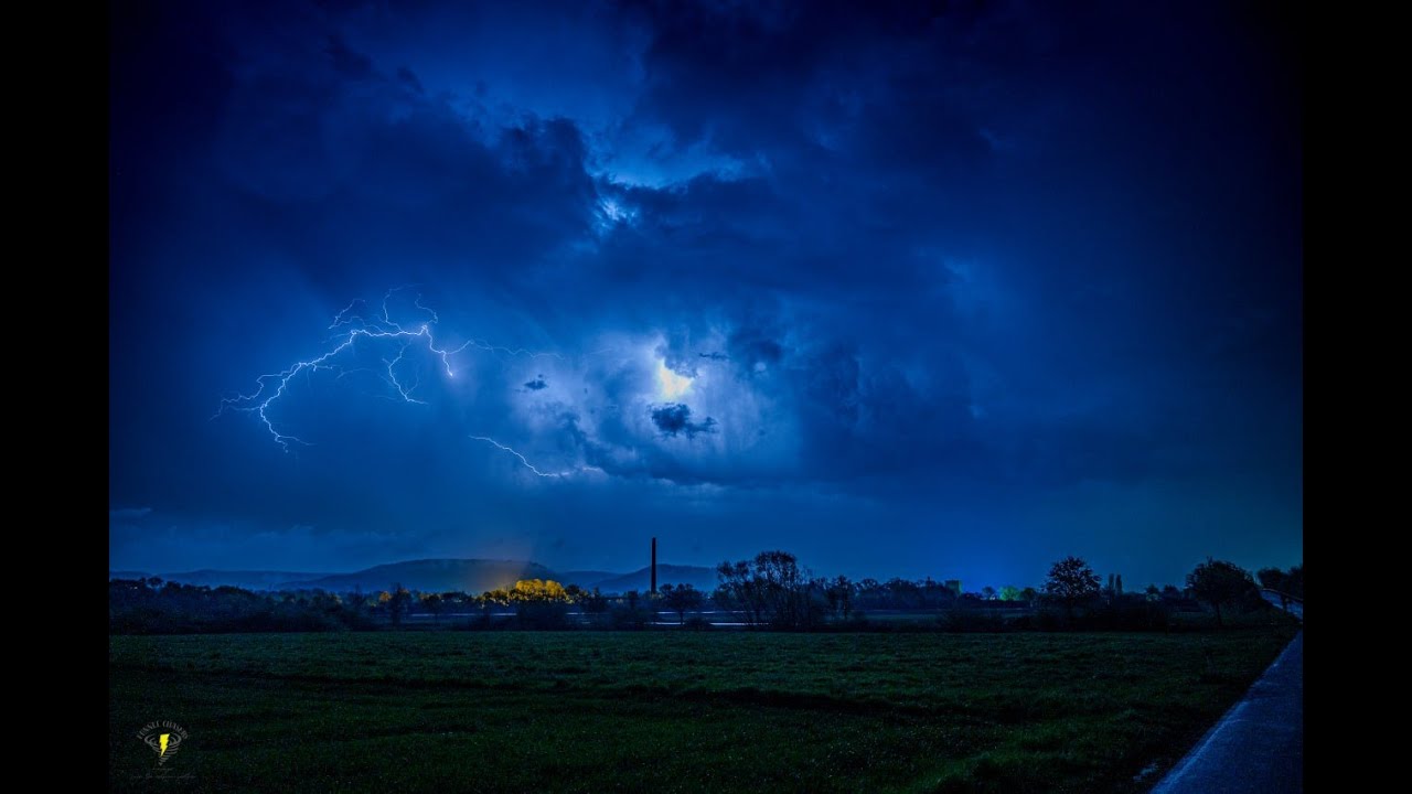 Onweer nabij Hannover 16-4-2025