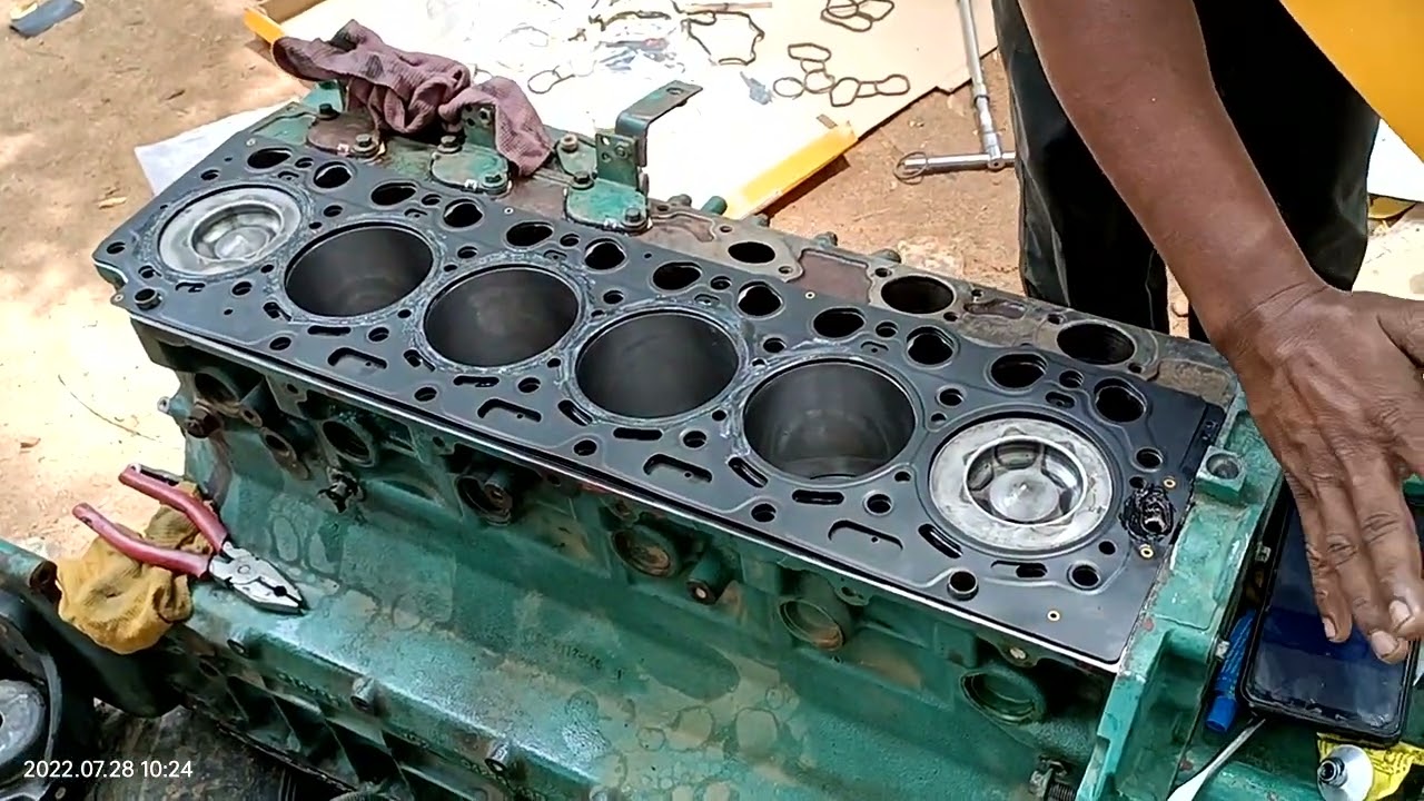 VOLVO Excavator EC210B Prime Engine Assemble - Part 10
