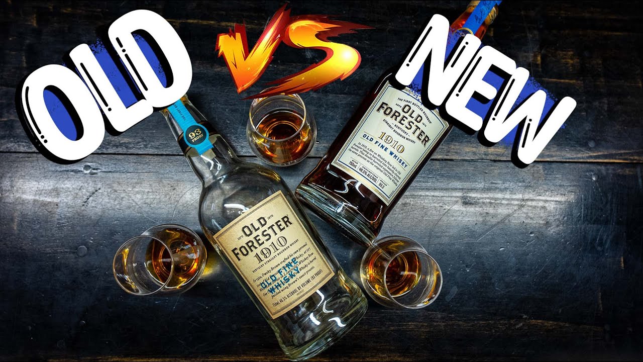 How is the NEW Old Forester 1910 Whiskey? New Label vs. Old Label!