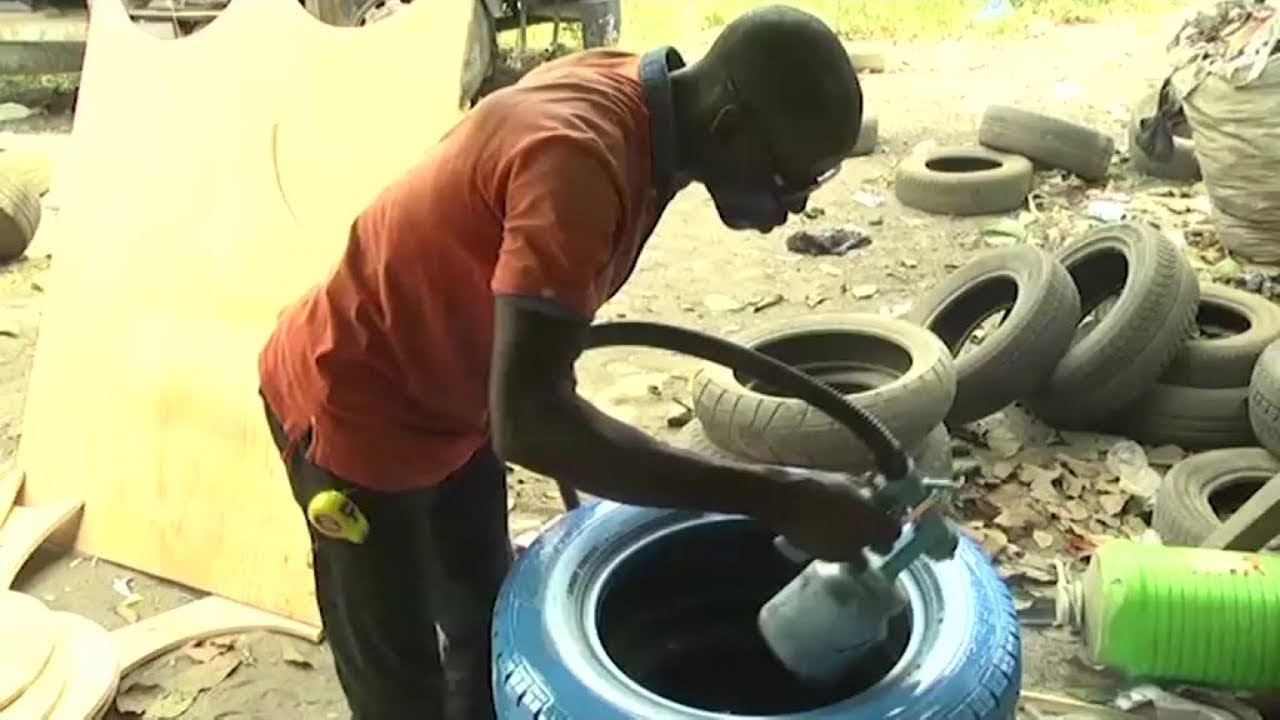 Côte d'ivoire, RECYCLAGE DES PNEUS USAGÉS