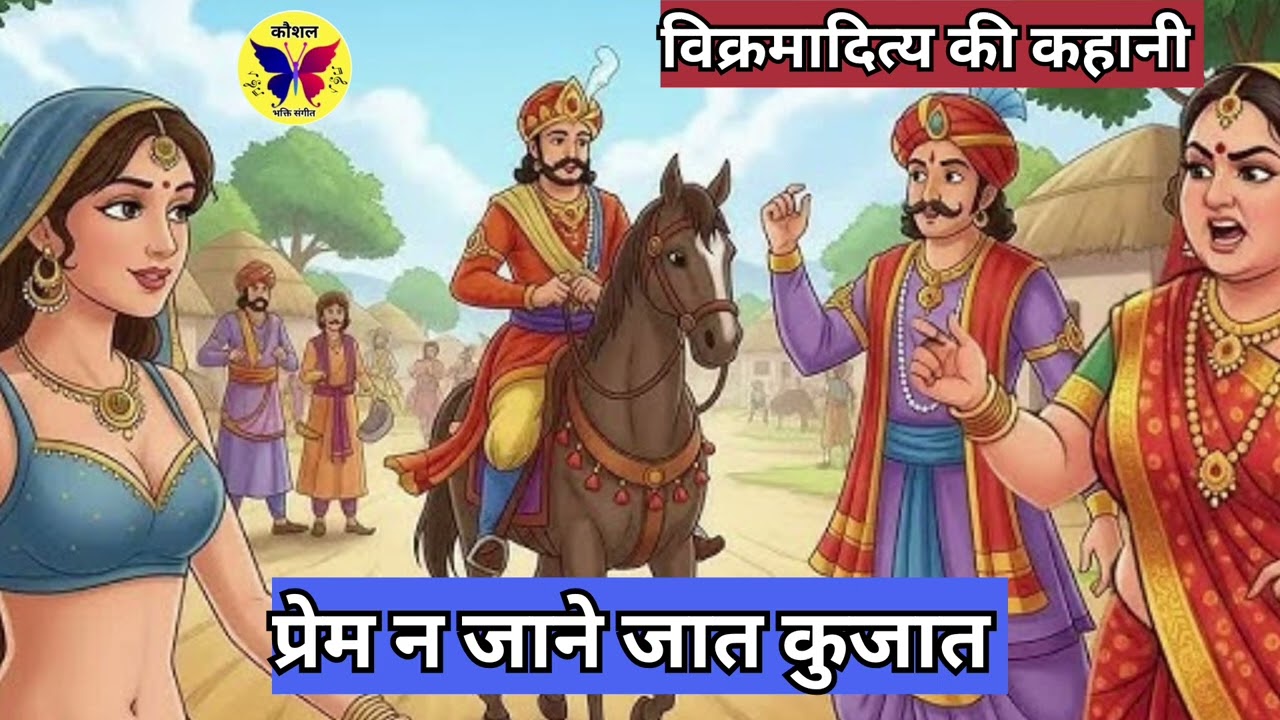 राजा विक्रमादित्य की कहानी // प्रेम न जाने जात कुजात #vikramaditya #fictionalstory #stories 