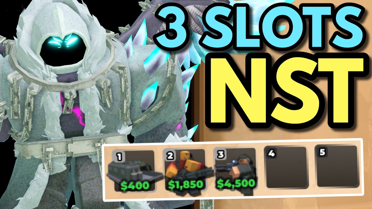 Solo Frost Mode Triumph With Only THREE Tower Slots + NST! | TDS
