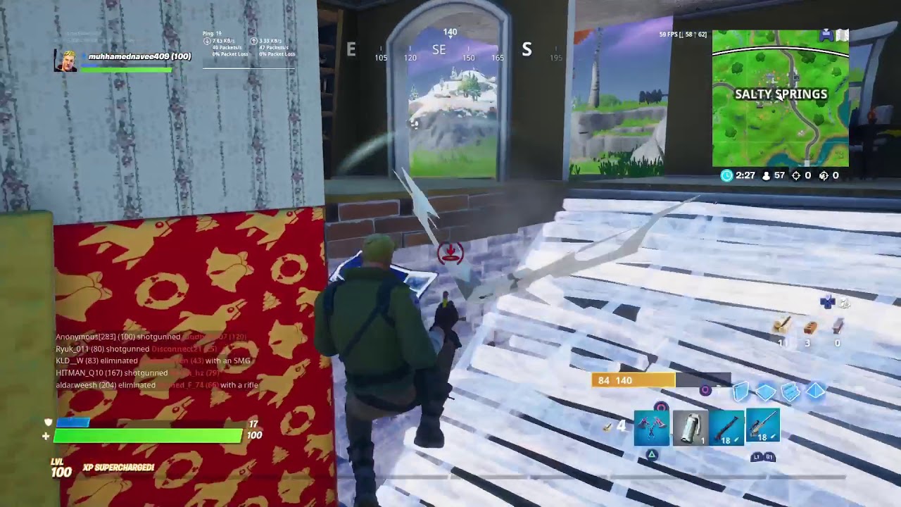 I found a hunting rifle in a Present in fortnite chapter 2