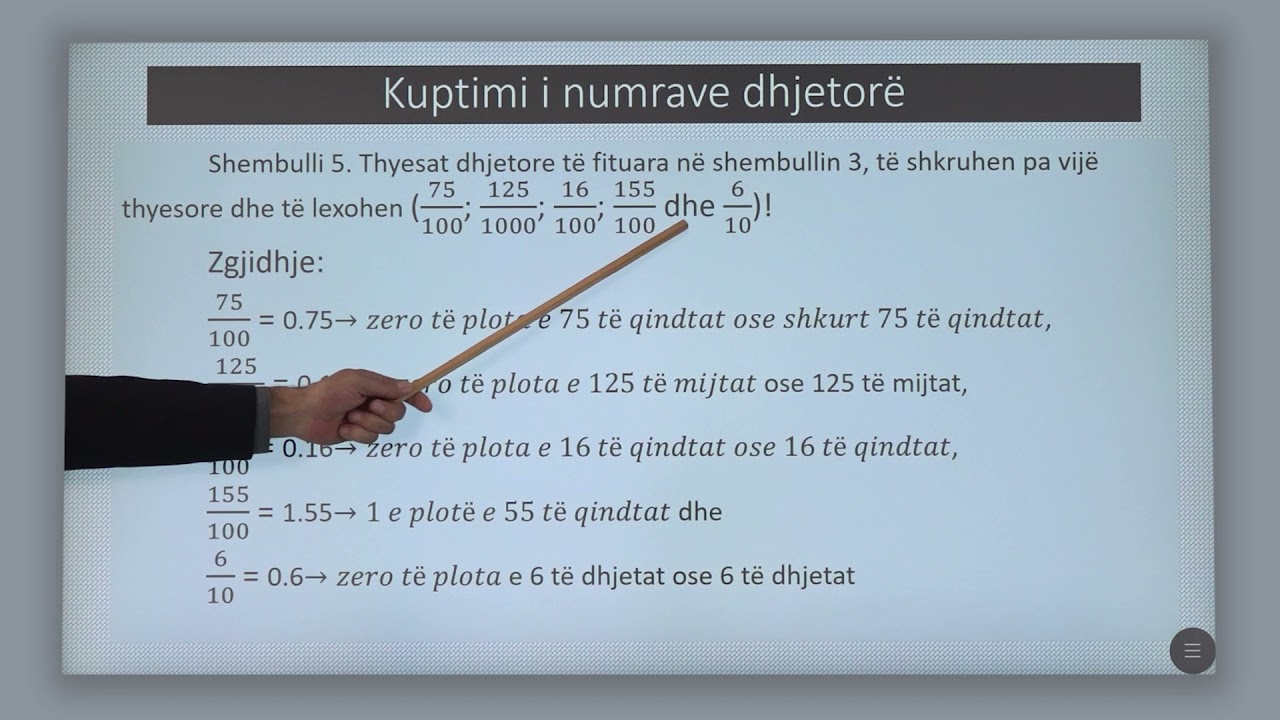 6 02 048 - Java e dymbëdhjetë - Matematikë - Kuptimi i numrave dhjetorë