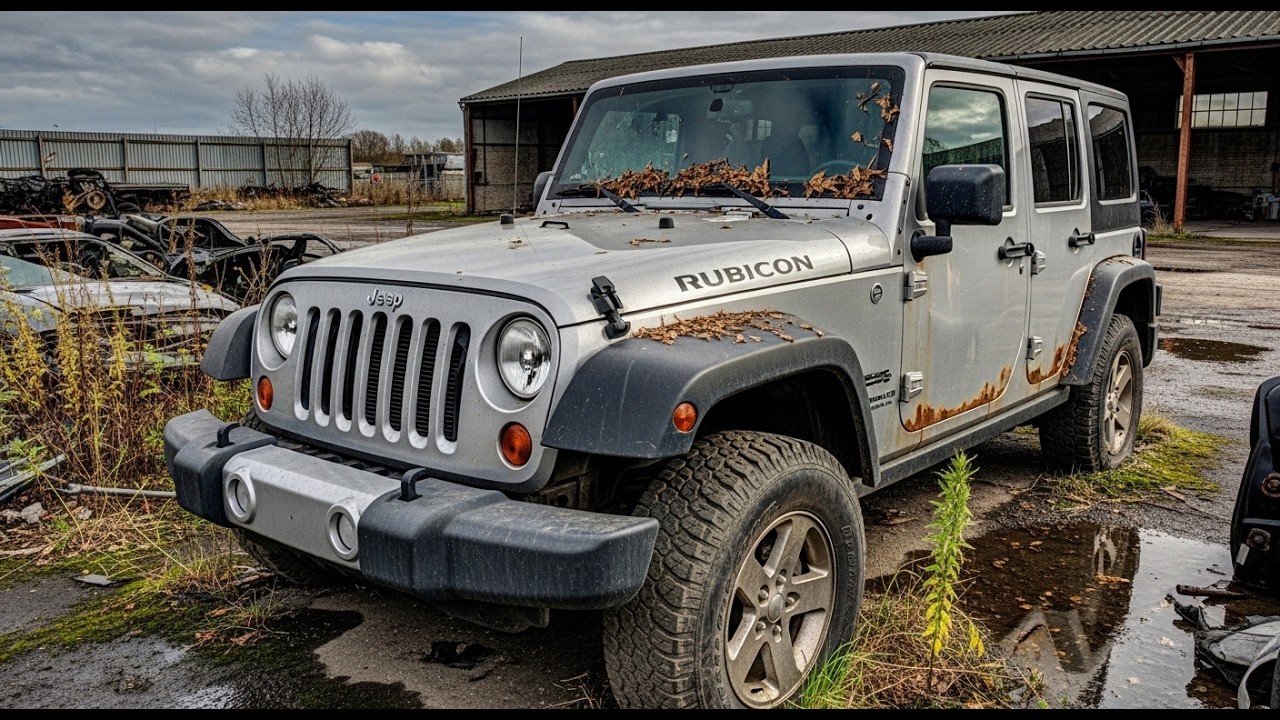 ASMR Car Restoration! Full Restoration 2016 Jeep Wrangler Rubicon from Abandoned → Looking New