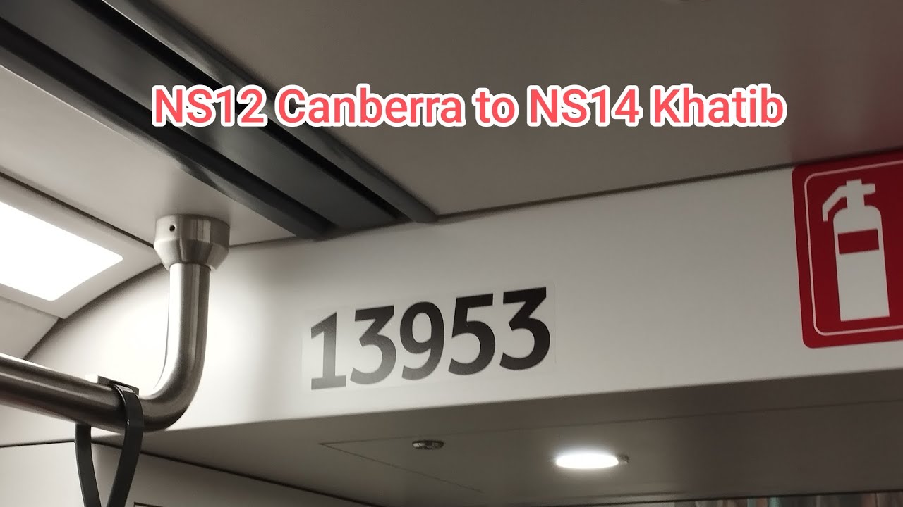[10 subscribers special] Caught R151 set 953/954 AGAIN after sch. NS12 Canberra to NS14 Khatib