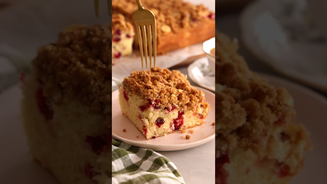 Cranberry Crumb Cake!