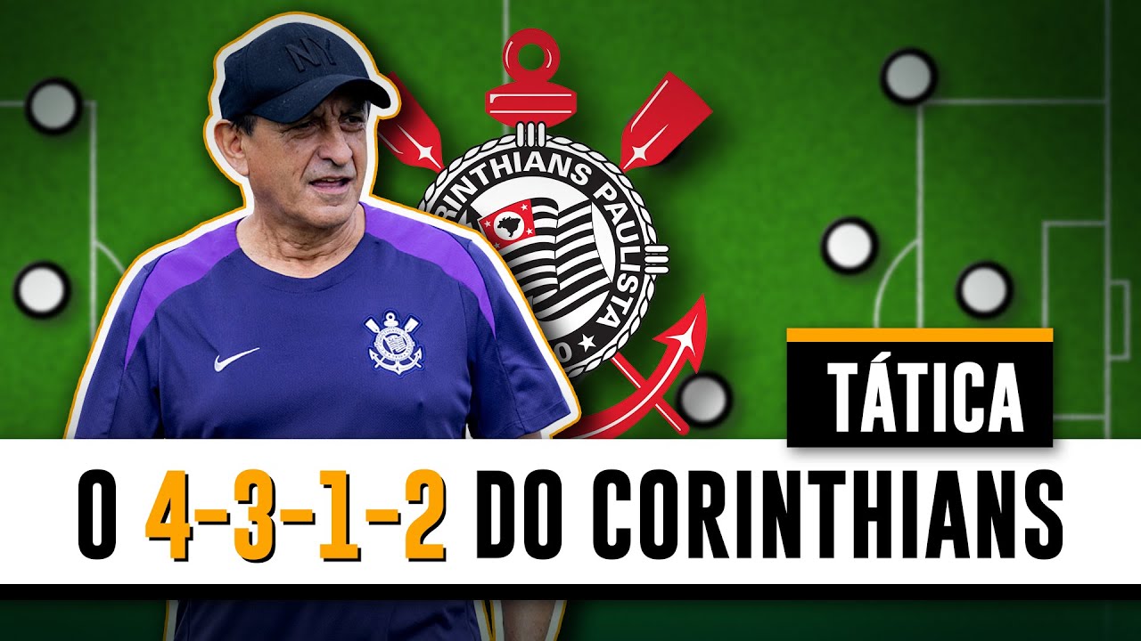 A T&Aacute;TICA DO CORINTHIANS EM 2025 | O 4-3-1-2 DE RAM&Oacute;N DIAZ