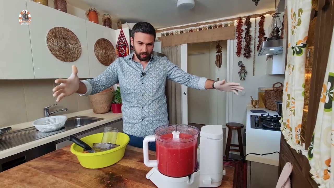 شيف عمر | جربت منسف ثرود البامية الديرية لأول مرة شوفوا كيف طلع معي؟؟ Okra recipe 🤷🤔😱