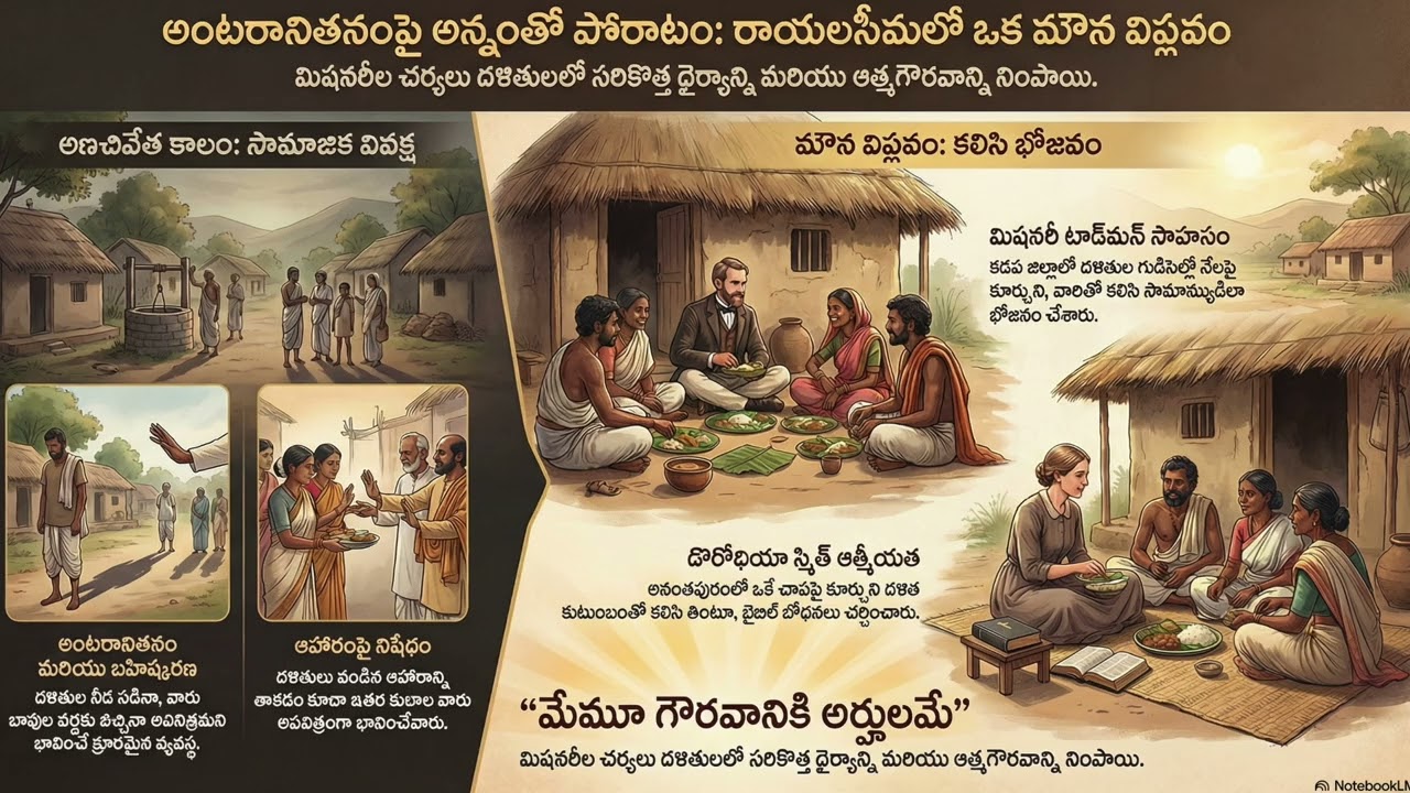 మిషనరీలు - దళితులు - సహపంక్తి భోజనం