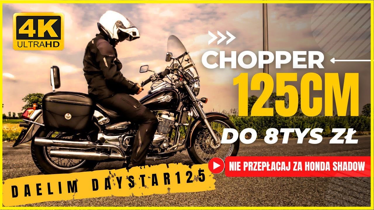 DAELIM DAYSTAR 125 - ALTERNATYWA dla VARADERO i SHADOW
