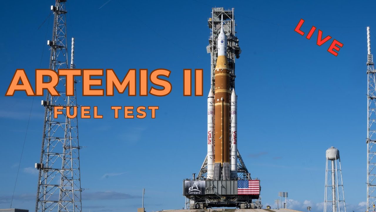 LIVE: Artemis II Moon Rocket Fueling! 🚀 (SLS Wet Dress Rehearsal)