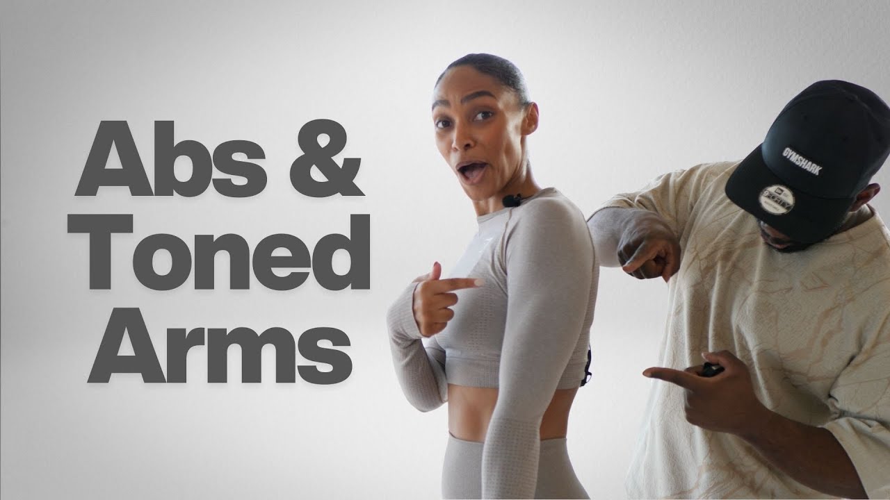 16 Minute NO JUMPING! NO EQUIPMENT! Shredded Abs and Toned Arms Workout 🔥