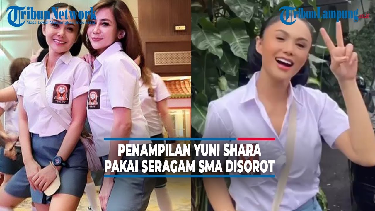 Penampilan Yuni Shara Pakai Seragam SMA Curi Perhatian