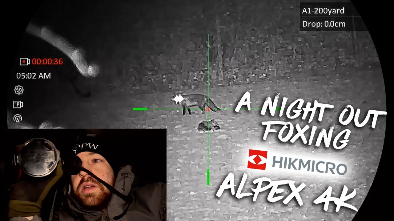 Ночная охота с HIKMICRO Alpex LRF 4K