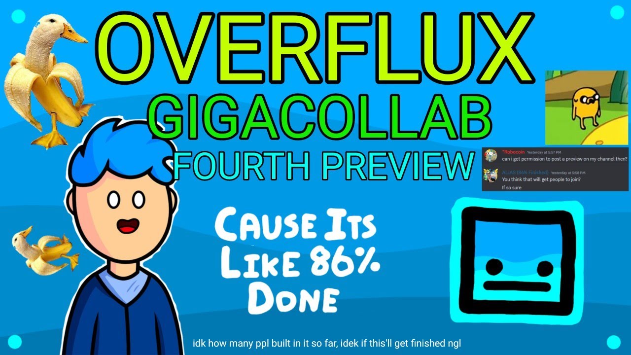 OVERFLUX (250 Player Gigacollab) - Preview 4 || Geometry Dash