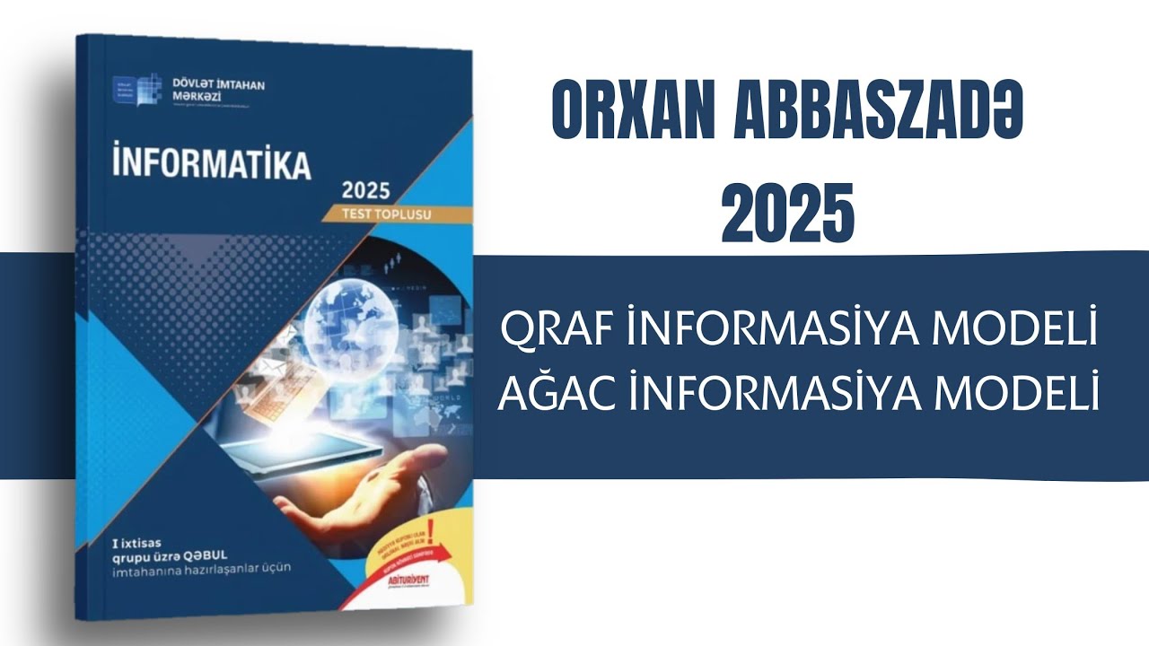 İNFORMATİKA DİM TEST TOPLUSU 2025 - QRAF İNFORMASİYA MODELİ