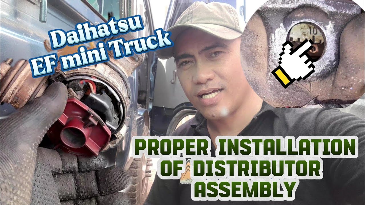 #SAVEFUEL How Install Distributor of Daihatsu EF engine miniTruck// Perfect Timing