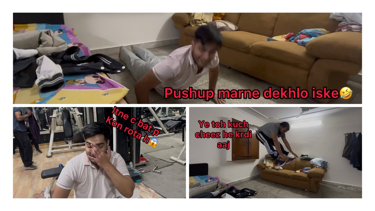 10 Pushup Bhi Nahi Lage? 😂 | Gym, Friends & Full Day Vlog
