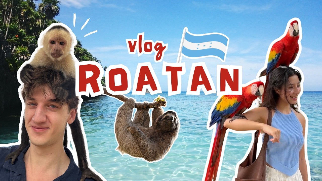 Ruso en Roatán, Honduras 🇭🇳 (Parte 1) | Snorkel y zoológico