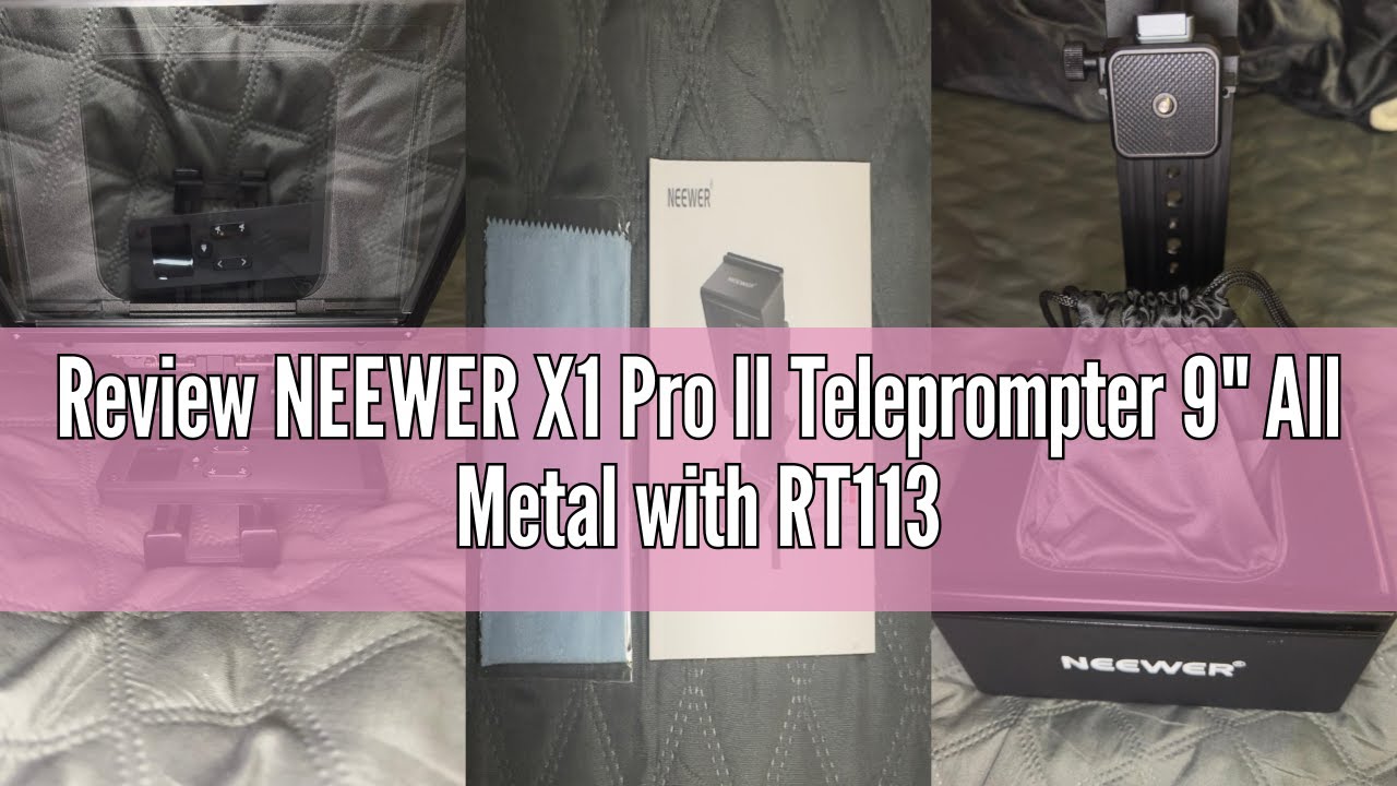 Review NEEWER X1 Pro II Teleprompter 9