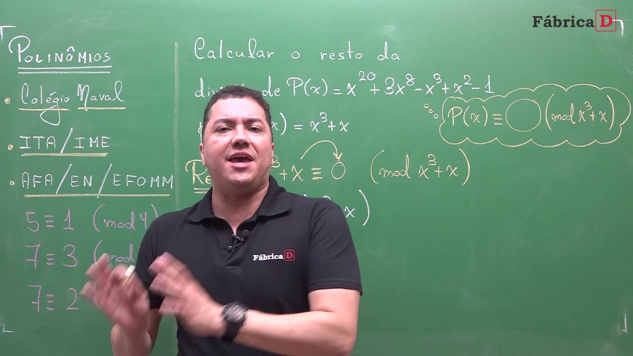 REVISÃO COLÉGIO NAVAL - POLINÔMIOS - REVISÃO IME, ITA, EFOMM E ESCOLA NAVAL