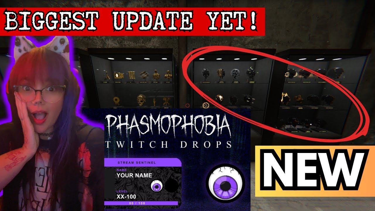 Phasmophobia Chronicle Update FULL Breakdown + TWITCH DROPS?! Candid Reactions & Tips!