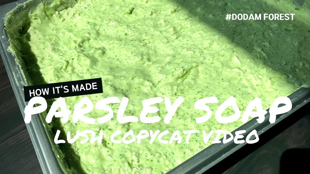 l염석비누만들기l러쉬 파슬리 비누만들기(feat.러쉬 카피캣)👩🏻‍🌾🙌🏻 Making Lush Parsley Soap(feat. Rush Copycat)도담숲Dodam Forest