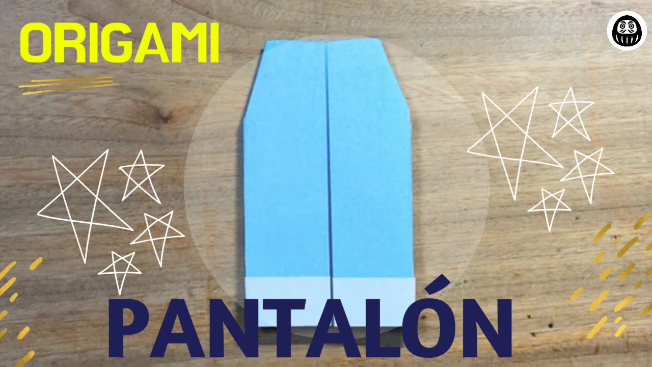 [ORIGAMI] Pantal&oacute;n/Pants/ズボン, c&oacute;mo hacer, diy