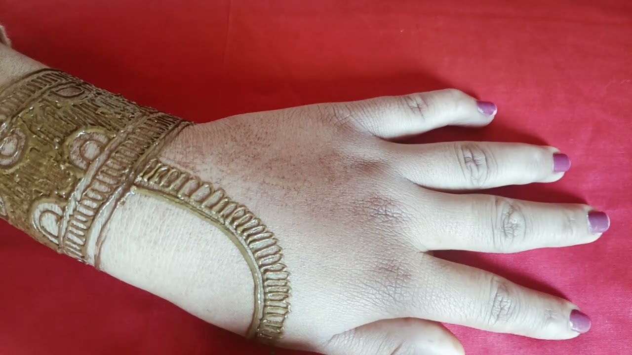 Easy mehndi for beginners | full tutorial | Back hand mehndi design| mehndi ki Design 