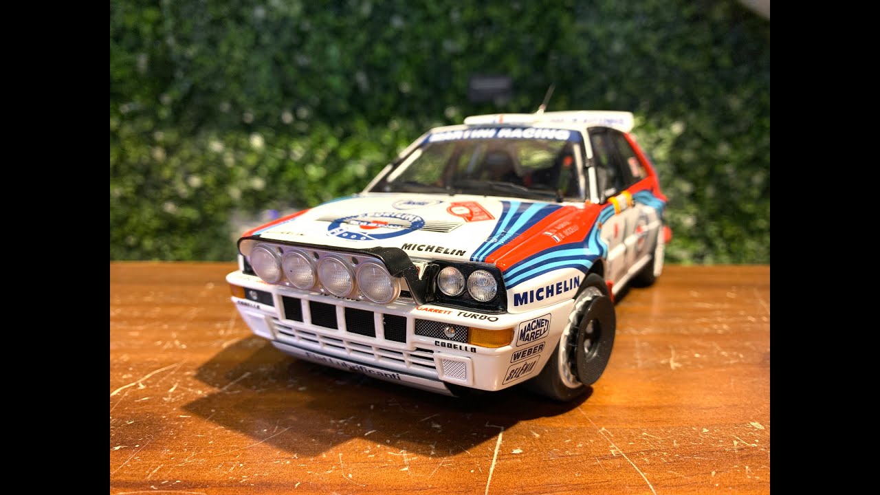 1/18 Kyosho Lancia Delta HF Integrale Martini #4 1992 Monte Carlo 08348A