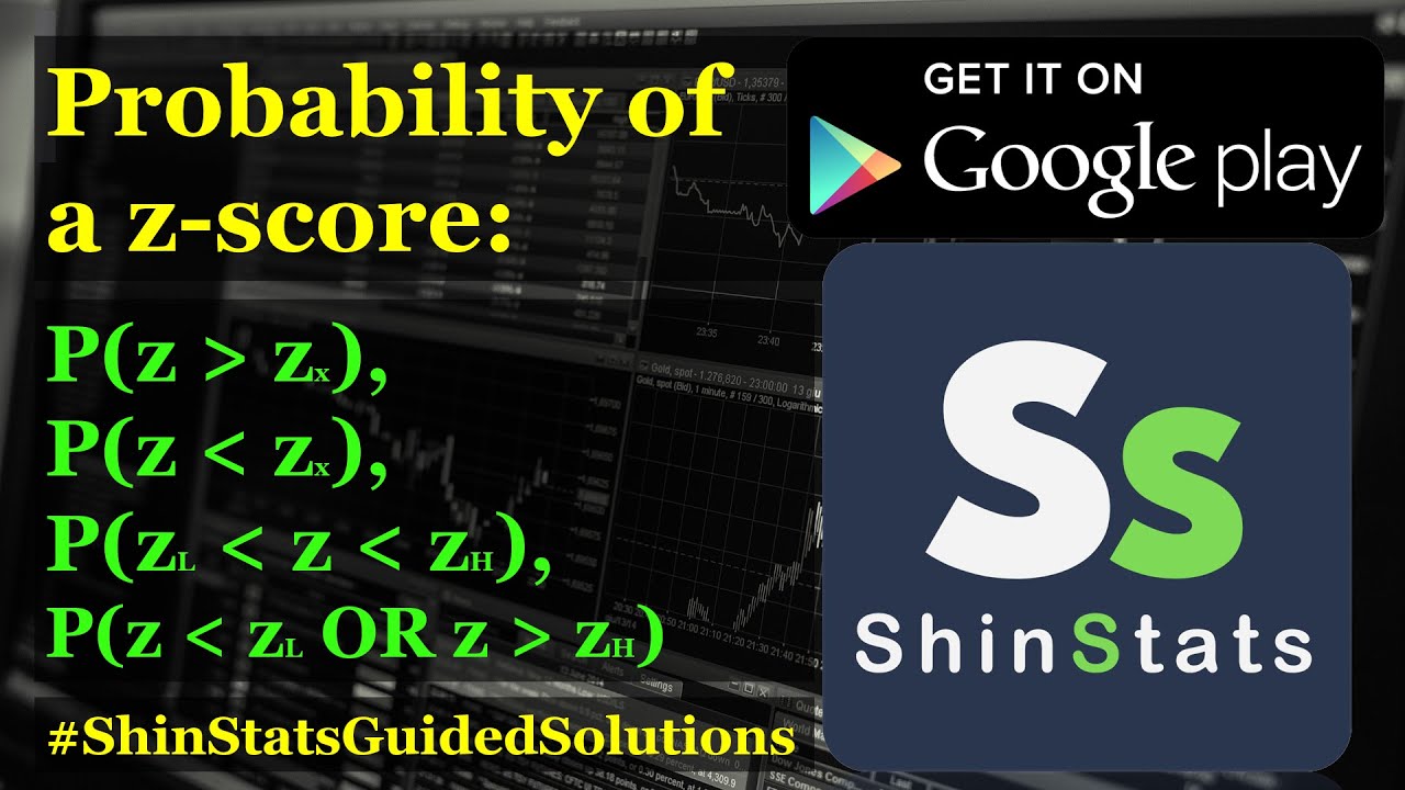 Probability associated with a z score | ShinStats