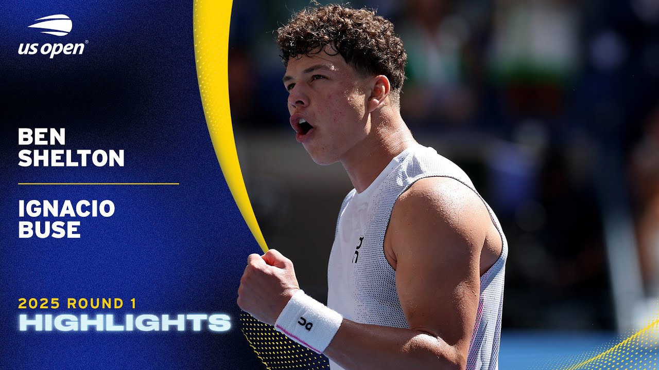 Ben Shelton vs. Ignacio Buse Highlights | 2025 US Open Round 1