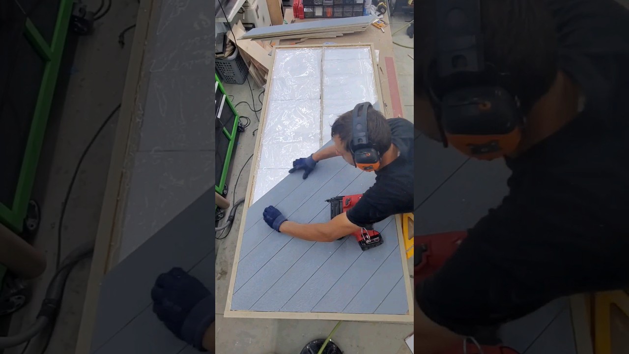 build your own door #diy #reelsvideos #vadimmakes  #moderndoor moderndoor