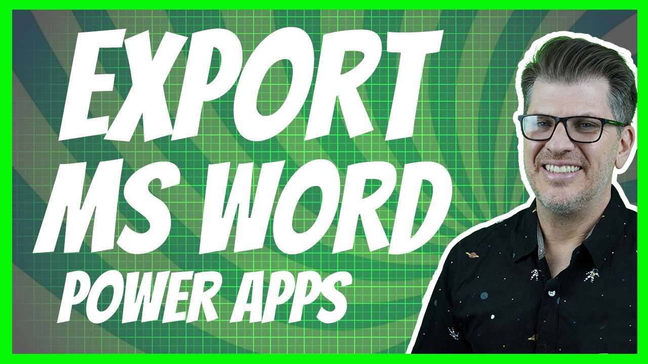 Export to a Microsoft Word Document from Power Apps and Power Automate
