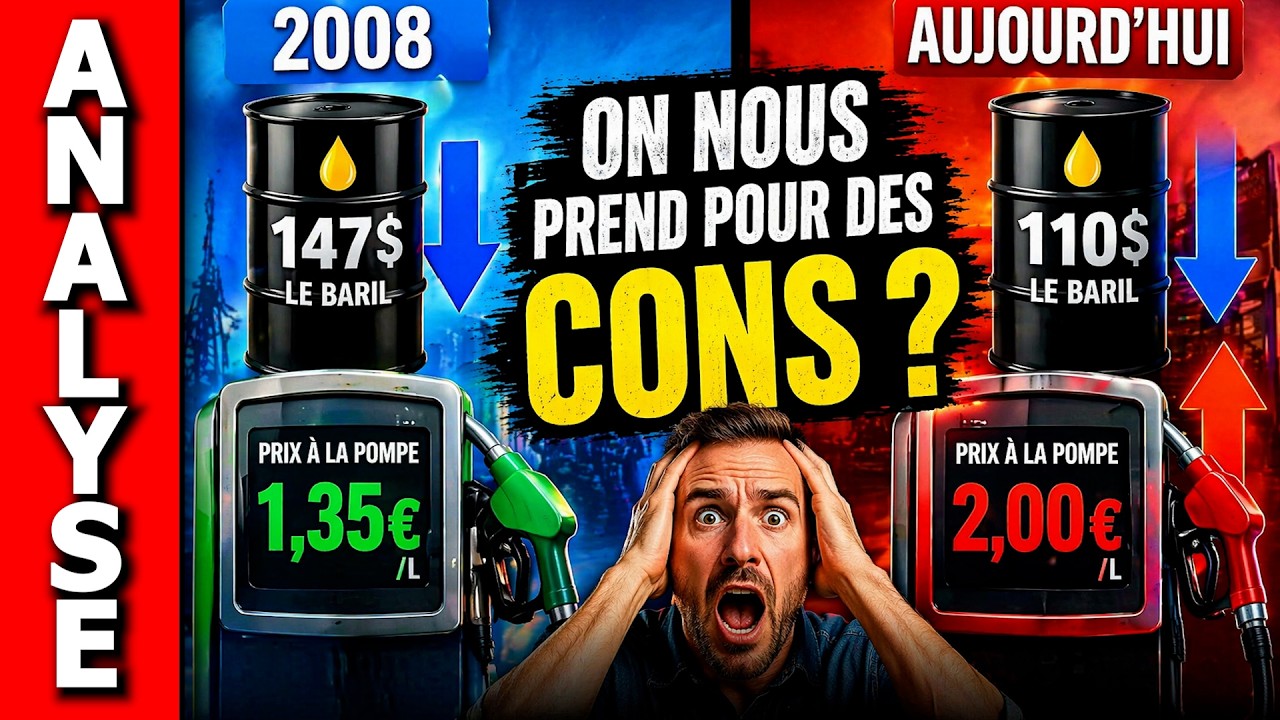 L&rsquo;essence est-elle plus ch&egrave;re qu&rsquo;en 2008 ? La r&eacute;alit&eacute; pourrait vous surprendre !