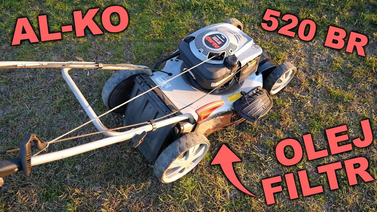 Wymiana oleju i filtra powietrza w kosiarce spalinowej AL-KO Silver 520 BR (Briggs & Stratton 675)