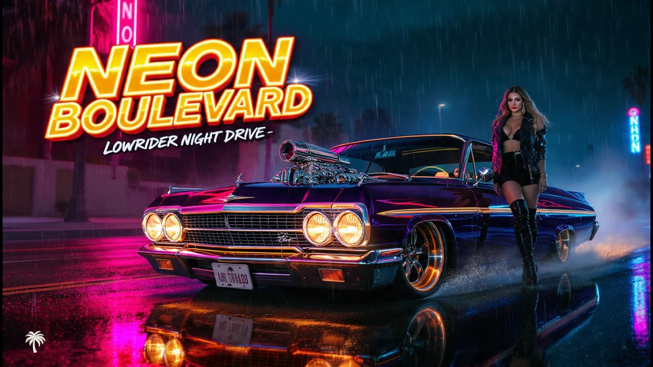 GRILLE GLARE NIGHT DRIVE West Coast G Funk + 2000s Gangsta Bounce  Neon Boulevard Lowrider Mix