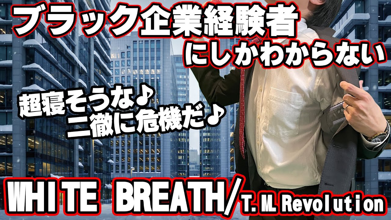 【替え歌】社畜にしかわからないWHITE BREATH/T.M.Revolution歌ってみた