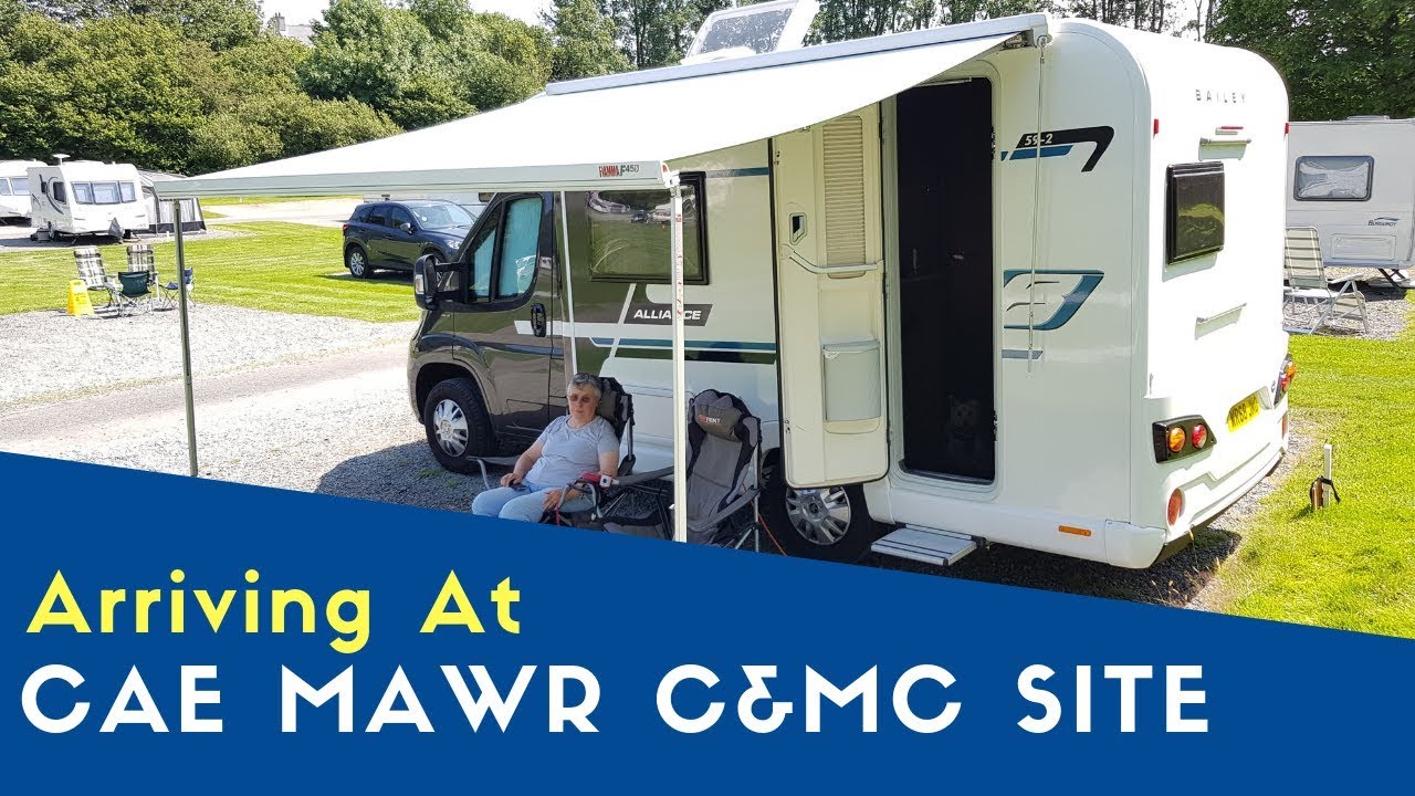 Прибытие в клуб караванов и автодомов Cae Mawr | Bailey Meetup Tour 2019