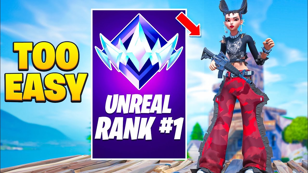 #1 UNREAL RANK IS TOO EASY... 🏆 | Artskill