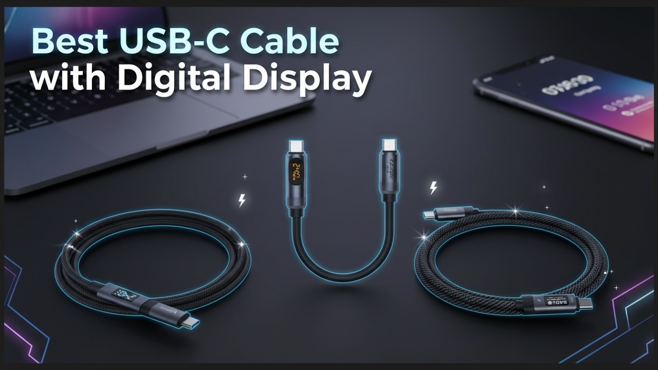 Топ-5 кабелей USB-C с цифровым дисплеем напряжения и тока – лучшие варианты!