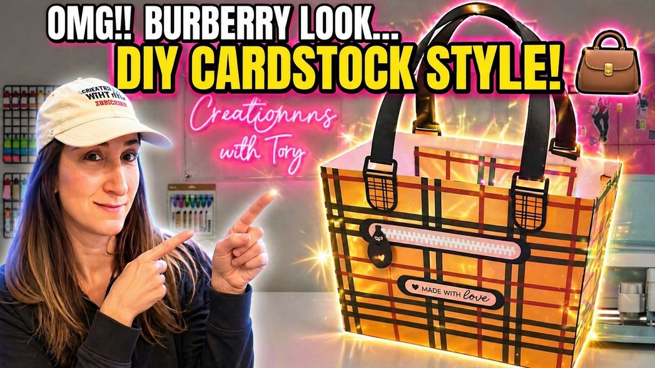 DIY Designer Handbag That Looks Expensive (Cardstock Tutorial)
