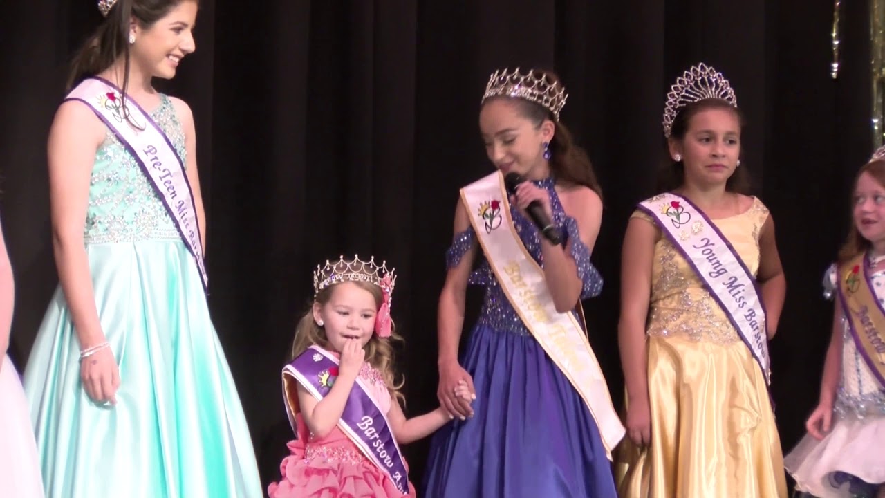 Miss Barstow Pageant Child Winners 2018