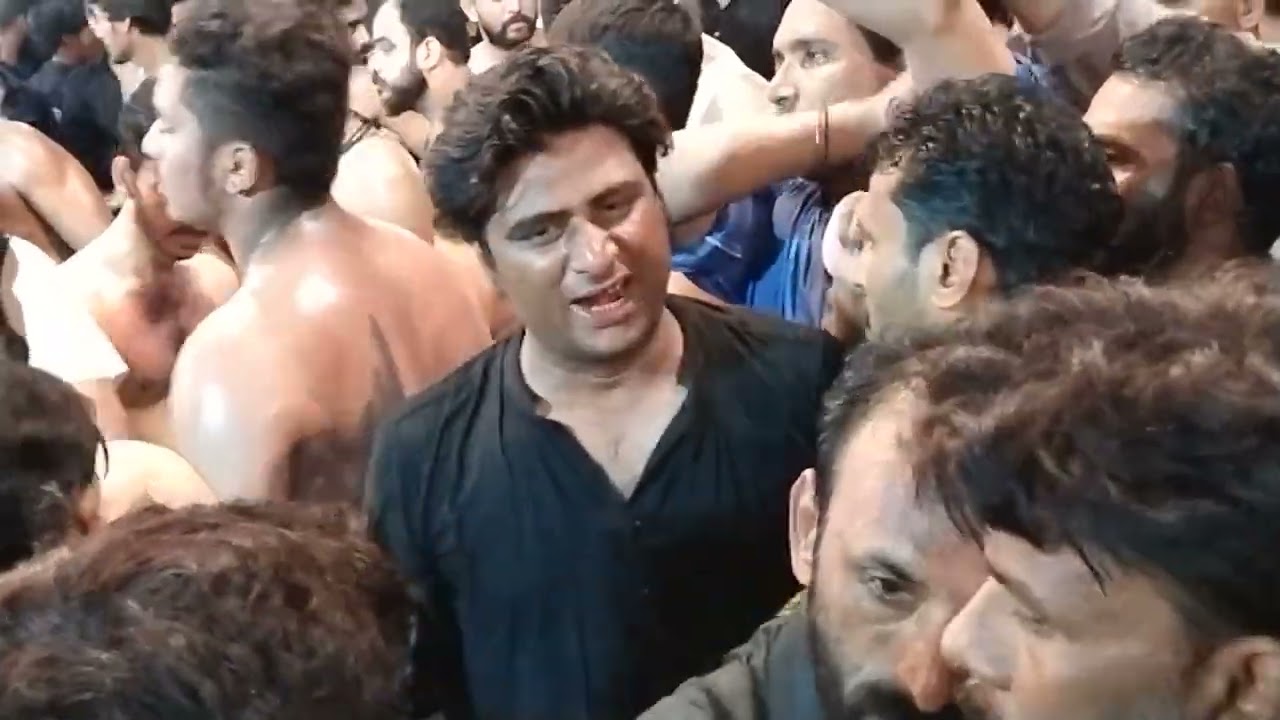part 3 9Moharam 2022 Matami sanghat gulaman e Abbas fasd Madina town salar shabbir hussain