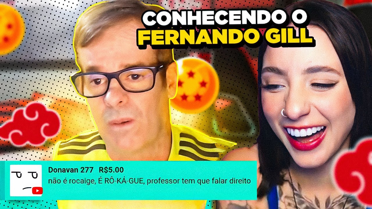 OS MELHORES SUPERCHAT DA LIVE DO FERNANDO GIL.‹ Ellen reagindo ›